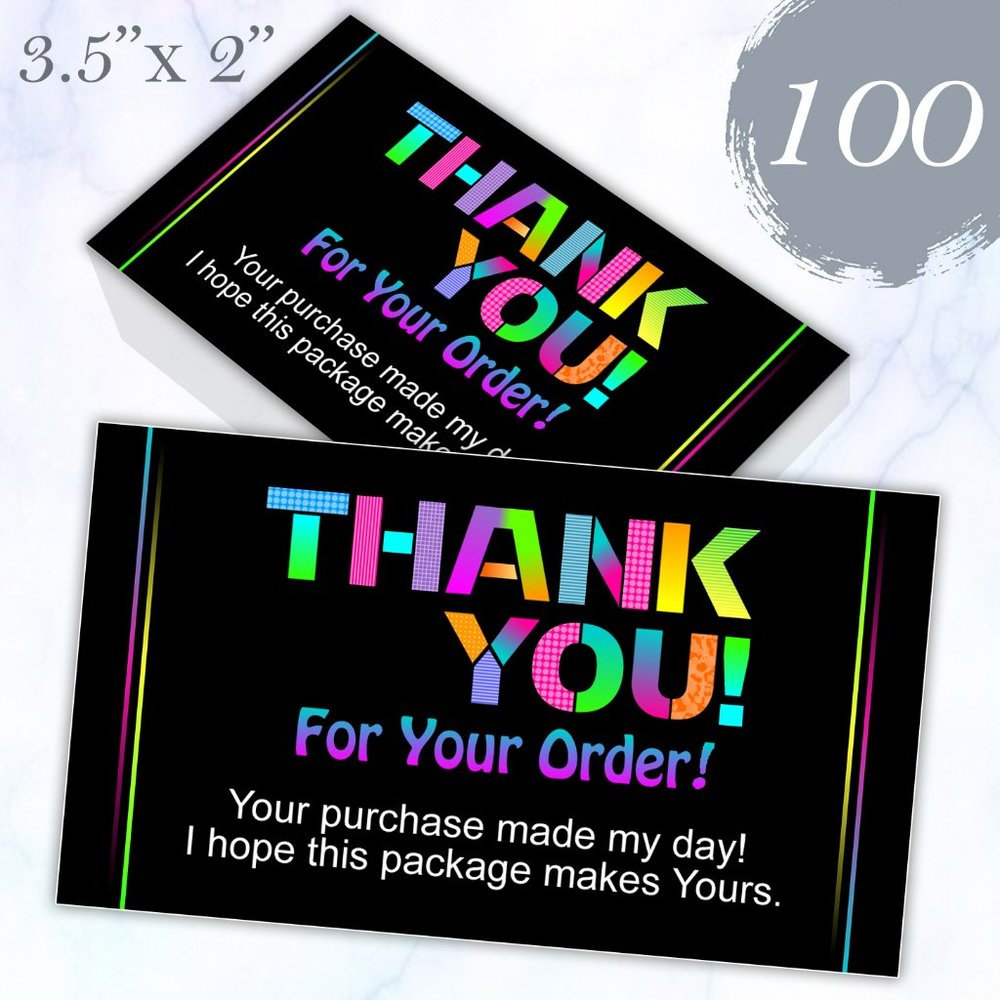 100 Thank You Cards